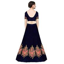 Suppar Sleave Women's Semi-Stitched Embroidered Velvet