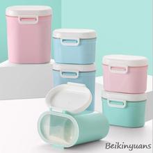 Baby milk powder container portable food baby sealed baby milk powder box portable children food storage box