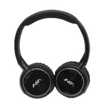 NIA Foldable Wireless Bluetooth Sport Headphone With Microphone - Black