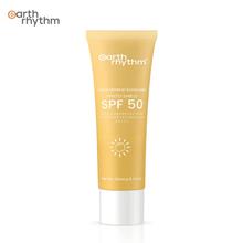 Earth Rhythm Mineral Sunscreen SPF 50 for All Skin Types  PA+++, Non Sticky/Non Greasy, Zero Cast  For Men & Women - 50 ml