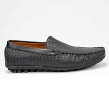 MM879 Leather Loafer Shoes For Men - (Black)