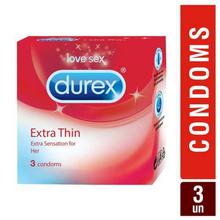 Durex Extra Thin Condoms - Pack of 10.