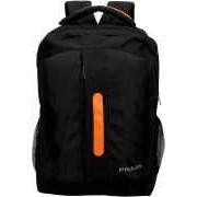 Black n Orange 20 L Laptop Backpack  (Black)
