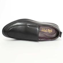Shikhar Black Slip On Formal Leather Shoes for Men - 11125