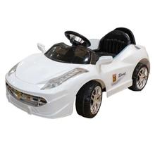 White Electric Car For Kids