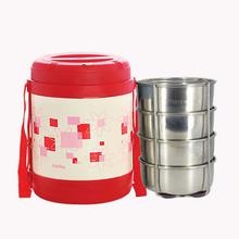 Cello Super Star Lunch Box-3 Compartments-1 Pc-red