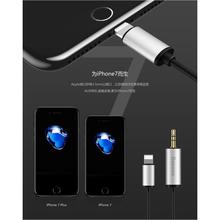 Aafno Pasal Baseus For Lightning To 3.5mm Jack Male iPhone 7 Plus Aux Adapter Cable For Car I7 HiFi 3.5mm Audio Adapter For Speaker Amplifer