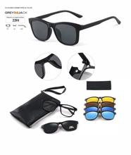 GREY JACK 5 Magnetic Interchangeable UV Protected Lens With Polarized Sunglasses