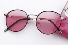 Round Trendy Pink Shades Sunglasses
