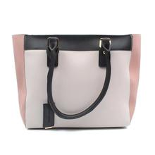 David Jones Peach/Off-White Synthetic Handbag For Women