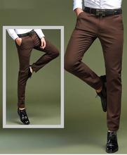 Slim Fit Korean Fashion Cotton Pant –  Coffee