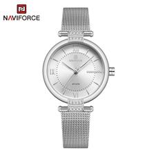 NAVIFORCE NF5019 Shiny Star Stainless Steel Elegant Quartz Watch For Women