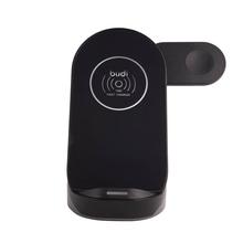 BUDI 15W 3 In 1 Wireless Charger For Phone Watch & Airpods