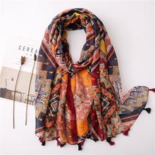 Korean Style Sun Protection Premium Printed Scarves For