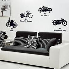 Classic Antique Vintage Motorbike Wall Decal Wall Sticker