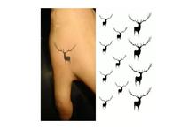 Elk Animal Fake Removal Deer Tattoo Design