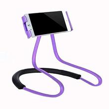 Lazy Cell Phone Holder - Universal Bracket Free Rotating Smart Mobile Phone Mount Stand To Wear Around Neck