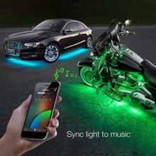 LED RGB Motorcycle Strip light With Wireless Phone App Control