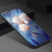 Luxury Tempered Glass Case For Huawei P Smart Case Silicon Nova Lite 2