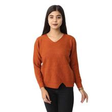 Woolen V-Neck Sweater For Women