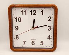 Wooden Frame Square Wall Clock