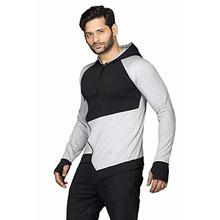 V3Squared Men's Cotton Full Sleeve Hooded T Shirt