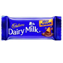 Cadbury Dairy Milk Roast Almond Chocolate Bar-36 gm (Pack of 2)