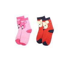 Combo Of 2 Pair Printed Socks For Kids -Pink