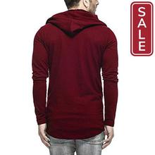 SALE-Veirdo Men's Cotton Blend Hooded Cardigan