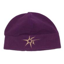 Purple Front Embroidered Polar Fleece Unisex Hat-HT1158