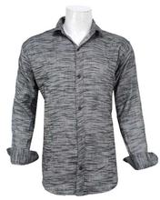 Heathered Cotton Casual Shirt For Men