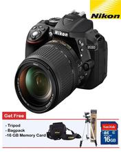 Nikon D5300 24.2MP Digital SLR Camera With AF-P 18-55mm f/ 3.5-5.6g VR Kit Lens (16GB Card+Bag+Tripod) - (GHA1)