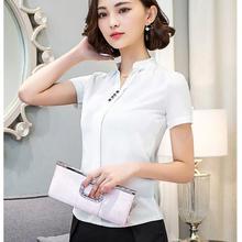 2019 summer chiffon office lady blouse women shirt fashion