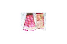 Design Banarasi Dupatta Saree Saree - Light Red Golden Embroidery