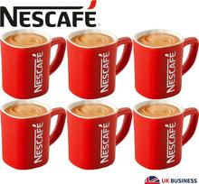 Nescafe Red Ceramic Tea& Coffee Mug(Pack of 6)