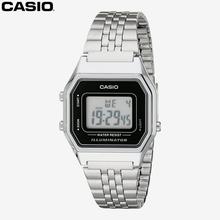 Casio Quartz, Digital Display and Stainless Steel Strap - EAW-LA-680WA-1DF Watch For Women