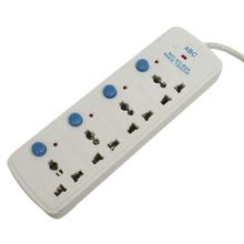 ABC 3 Socket Multiplug With Individual Switch - White