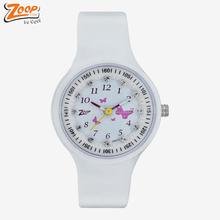 Zoop C4038Pp02 White Dial Analog Watch For Girls