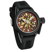 FashionieStore Men's wristwatch Mens Watches Top Brand Luxury Hollow Skeleton Automatic Watch Men Watch Clock BK