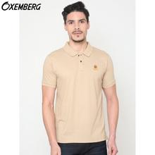 Oxemberg  Cream Polo T-Shirt For Men