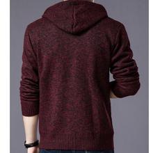 SweaterCoat Faux Fur Wool Sweater Men Casual Sweater Coat