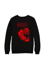 Game of Thrones Black Printed Sweatshirt