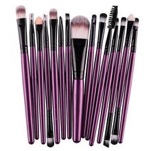 MAANGE Pro 15Pcs Makeup Brushes Set Eye Shadow Foundation