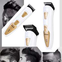 Professional Hair Clipper & Trimmer- Rechargeable Electric Clippers Cutting Machine Haircut (KM-1305)