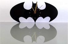 C15 - Batman Wings Decorative Wall Clock - 30cm*15cm - Black