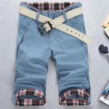 Men's casual shorts _ summer men's casual shorts plaid