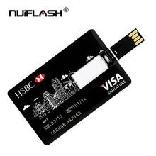 Credit Card USB Flash 8GB 4GB 16GB cle USB 2.0 flash stick