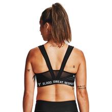 Under Armour Black Project Rock HeatGear Sports Bra For Women 1359258-001