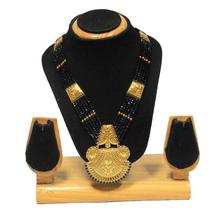 Black/Golden Beaded Mangalsutra For Women