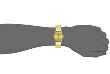 Sonata 7078Ym04 Gold Dial Analog Watch For Men